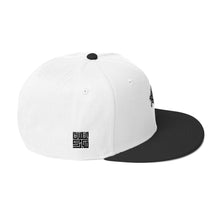 Load image into Gallery viewer, White & Black Snapback Lion Hat - Unfazed Tees