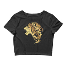 Load image into Gallery viewer, Women’s Crop Tee - Black - Unfazed Tees