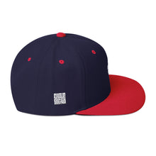 Load image into Gallery viewer, Navy Red Snapback Lion Hat - Unfazed Tees