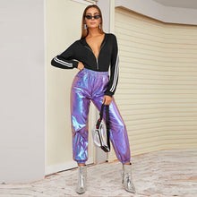 Load image into Gallery viewer, Adida Zipper Jogger Bodysuit - Black - Unfazed Tees