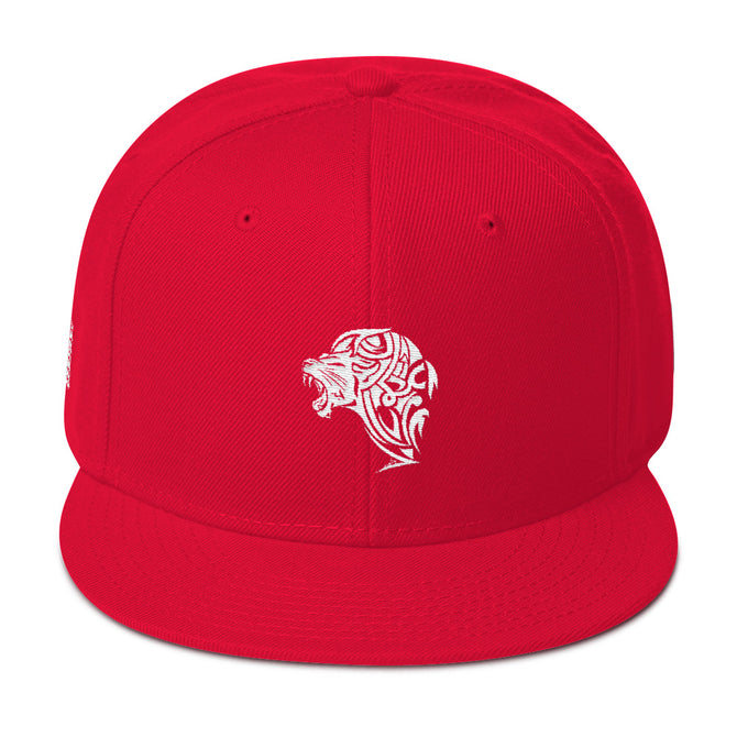 Lion Red Snapback Hat - Unfazed Tees