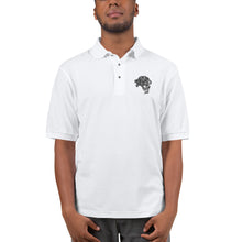 Load image into Gallery viewer, Men&#39;s UnFazed Lion Premium Polo - White - Unfazed Tees
