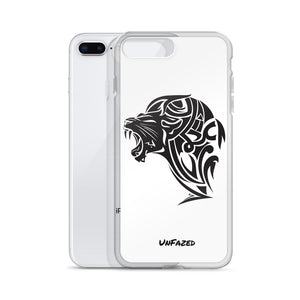 iPhone 7/8 Plus UnFazed Lion Case White - Unfazed Tees