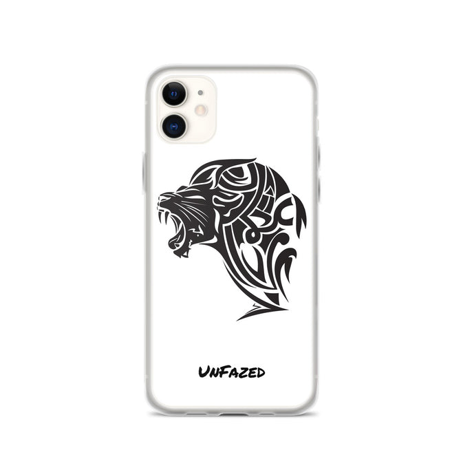iPhone 11 UnFazed Lion Case White - Unfazed Tees