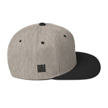 Load image into Gallery viewer, Heather Grey &amp; Black Snapback Lion Hat - Unfazed Tees
