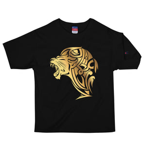Men's Champion Lion T-Shirt - Black - Unfazed Tees