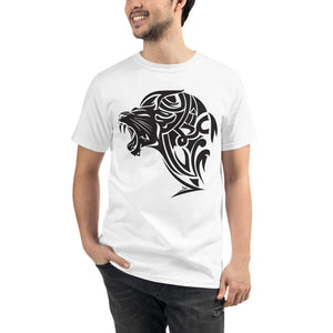 Organic UnFazed Lion T-Shirt - White - Unfazed Tees