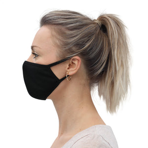 Face Mask (3-Pack) - Black - Unfazed Tees