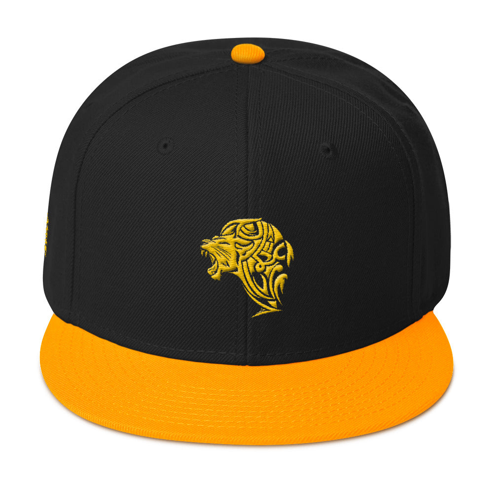 Gold Lion Snapback Hat - Unfazed Tees