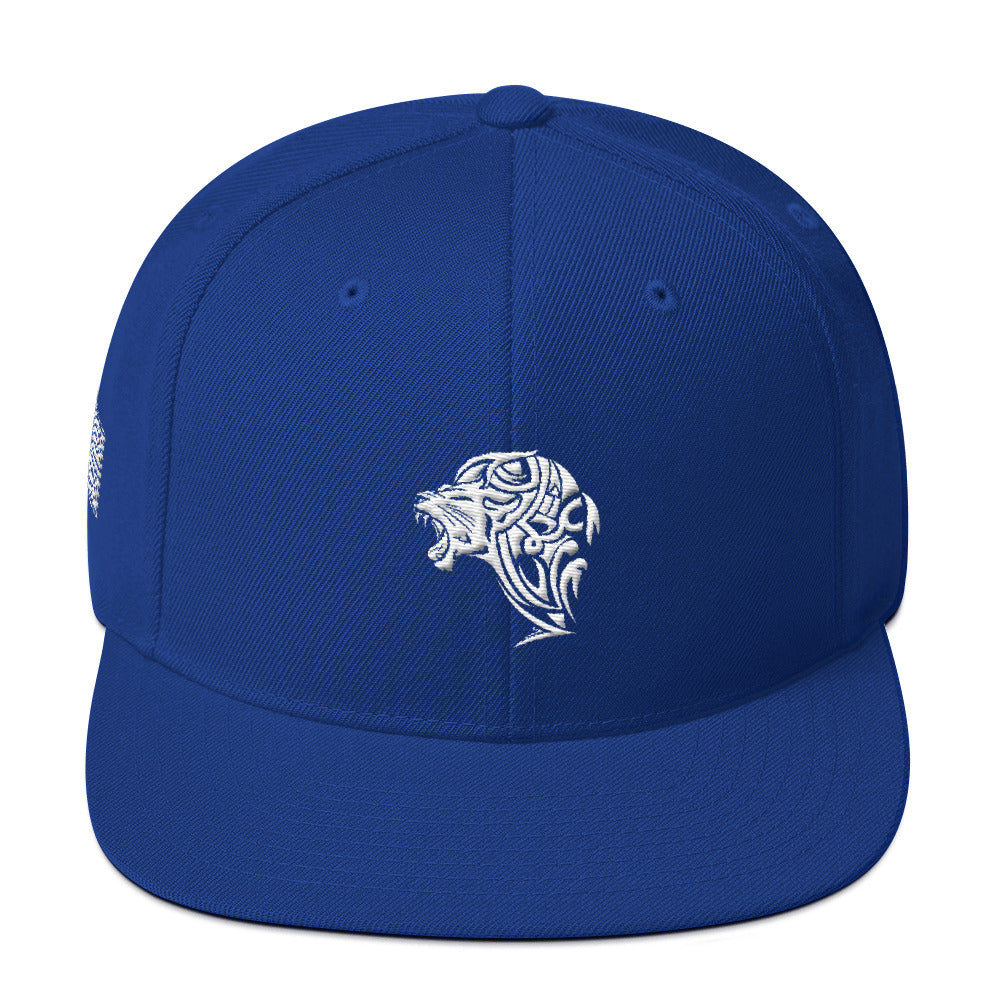 Embroidered Lion Snapback Hat - Unfazed Tees