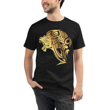 Load image into Gallery viewer, Organic UnFazed Lion T-Shirt - Black - Unfazed Tees

