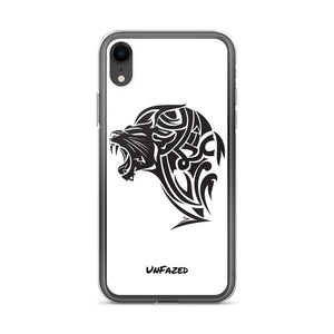 iPhone XR UnFazed Lion Case White - Unfazed Tees