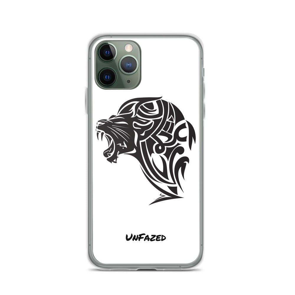 iPhone 11 pro UnFazed Lion Case White - Unfazed Tees