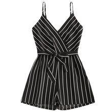 Load image into Gallery viewer, New York Pinstripe Romper - Unfazed Tees
